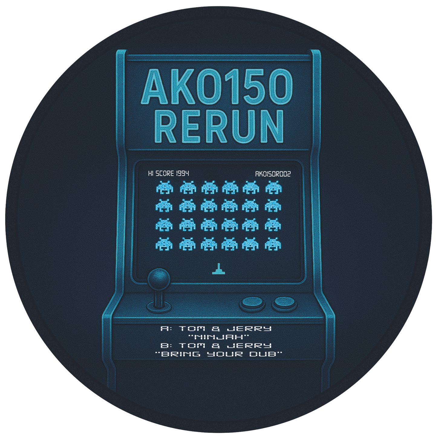 Tom And Jerry - Ninjah / Bring Your Dub - AKO150 Rerun (12", Blue Marbled)