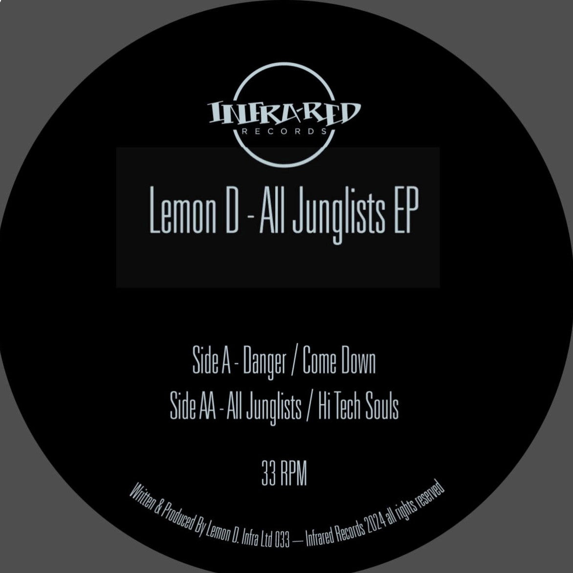 Lemon D - All Junglists EP - Infrared (12")