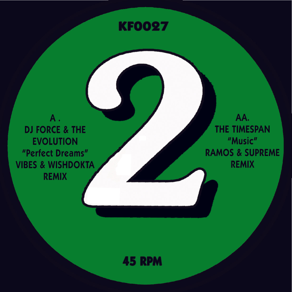 DJ Force & The Evolution - 'The Remixes' Part 2 - Remix Records & Kniteforce (12")