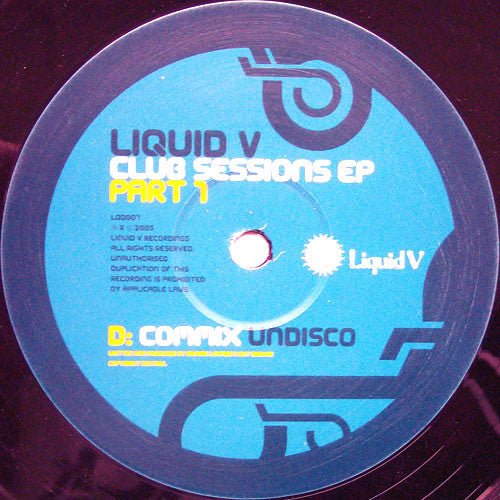Various - Club Sessions EP Part 1 - Liquid V (2x12")