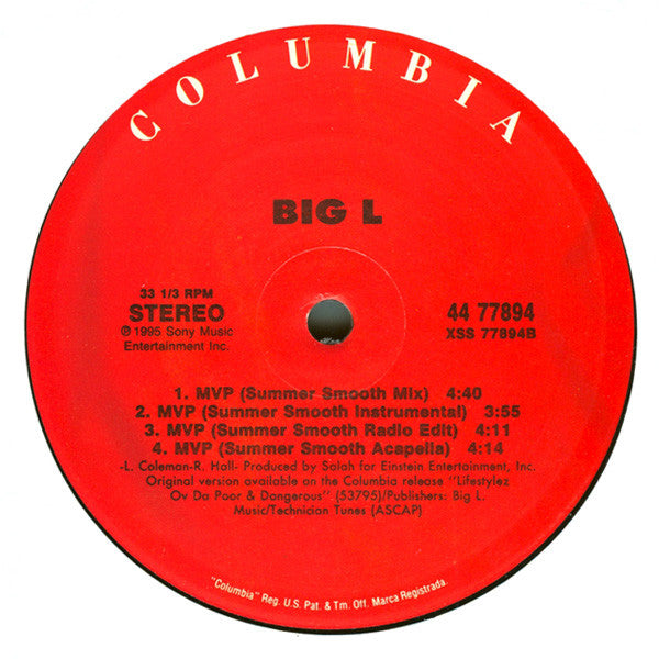 Big L - MVP - Columbia (12")