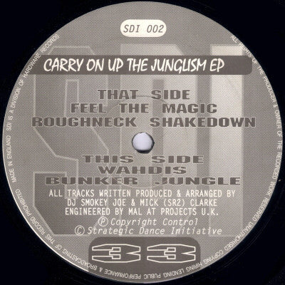 Two Bad Boys - Carry On Up The Junglism EP (12", EP)