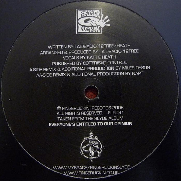 Slyde - Frequency - Finger Lickin' Records (12")