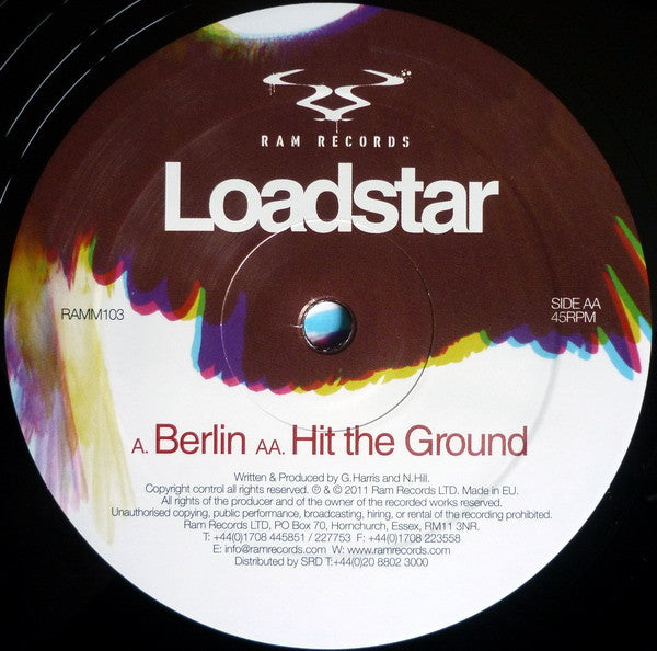 Loadstar - Berlin / Hit The Ground - RAM Records (12")
