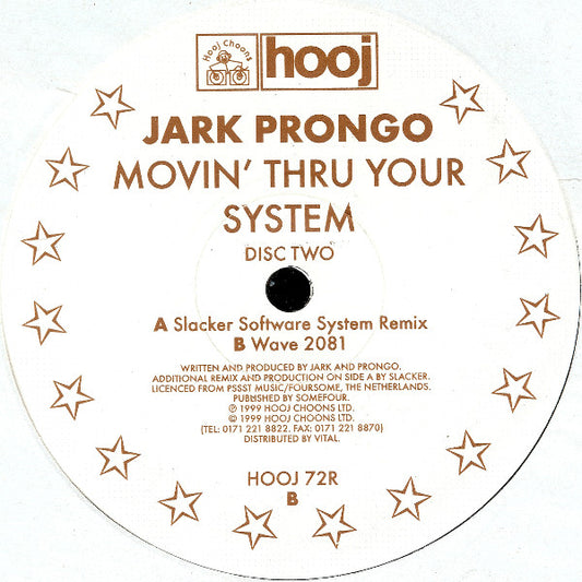 Jark Prongo - Movin' Thru Your System (Disc Two) (12")