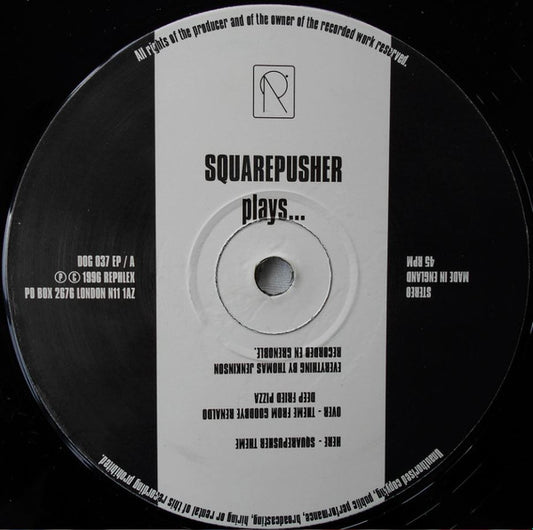 Squarepusher - Squarepusher Plays... (12", EP)