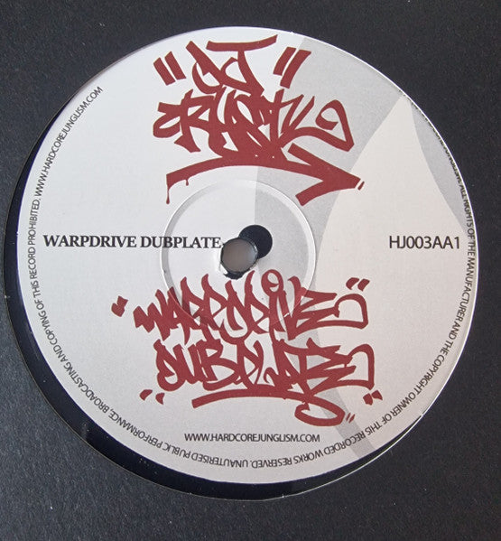 DJ Crystl - Warp Drive / Warp Drive (Dubplate Mix) - Hardcore Junglism (12")