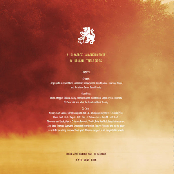 GlassBox & Krugah- Algonquin Pride / Triple Digits - Sweet Sensi Records (12")