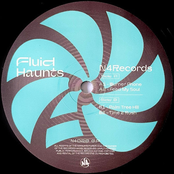 Fluid Haunts - Palm Tree Hill E.P - N4 Records (12")