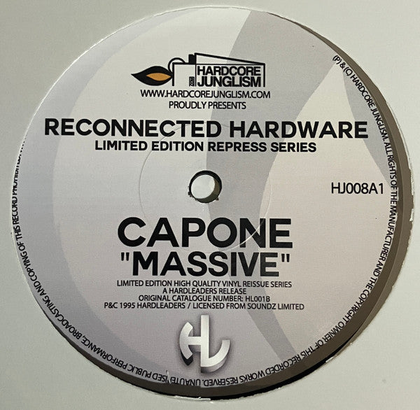Capone - Massive / Fusion - Hardcore Junglism (12")