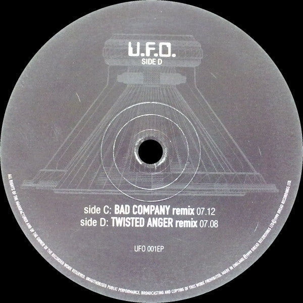 Ray Keith - Something Out There - The Remixes - UFO (2x12")