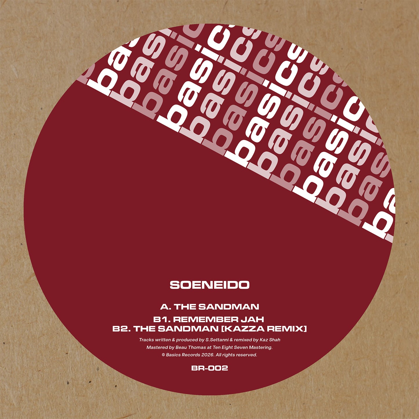 Soeneido - The Sandman / Remember Jah - Basics Records (12")