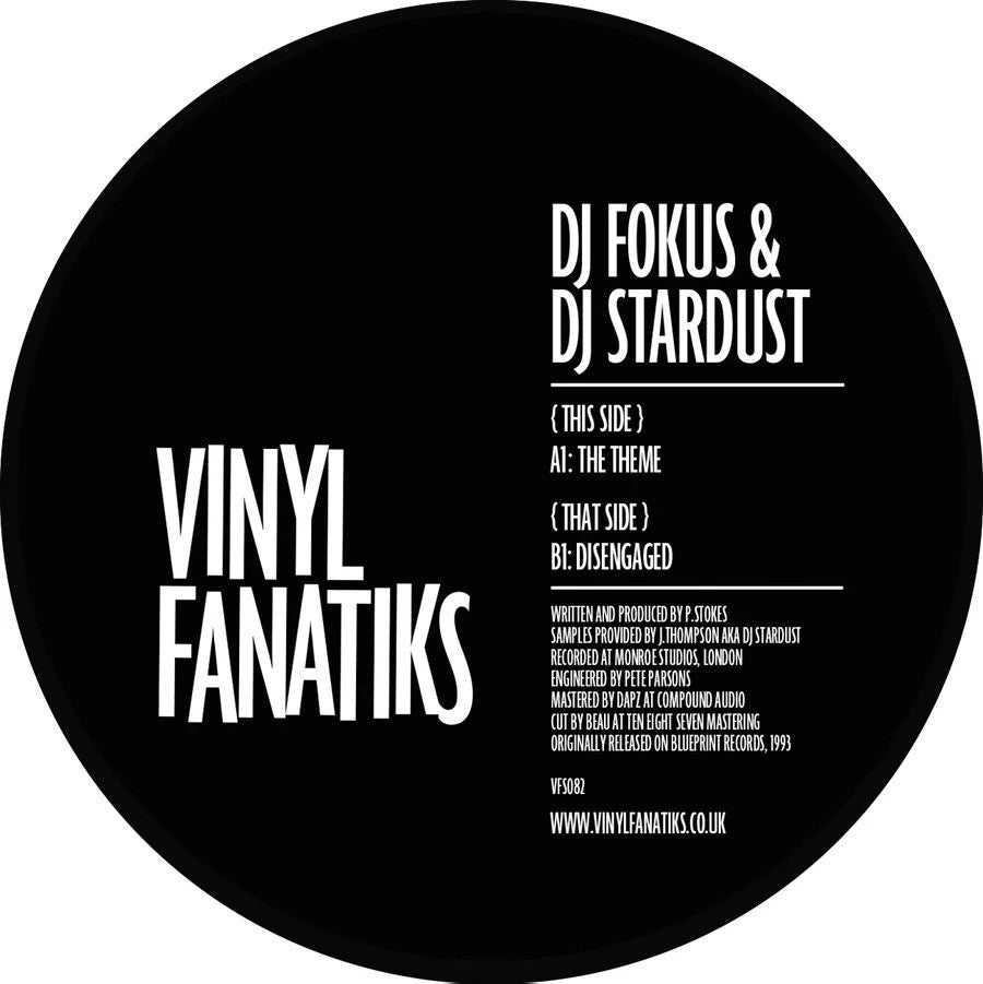 Fokus & Stardust - The Theme / Disengaged - Vinyl Fanatiks (12")