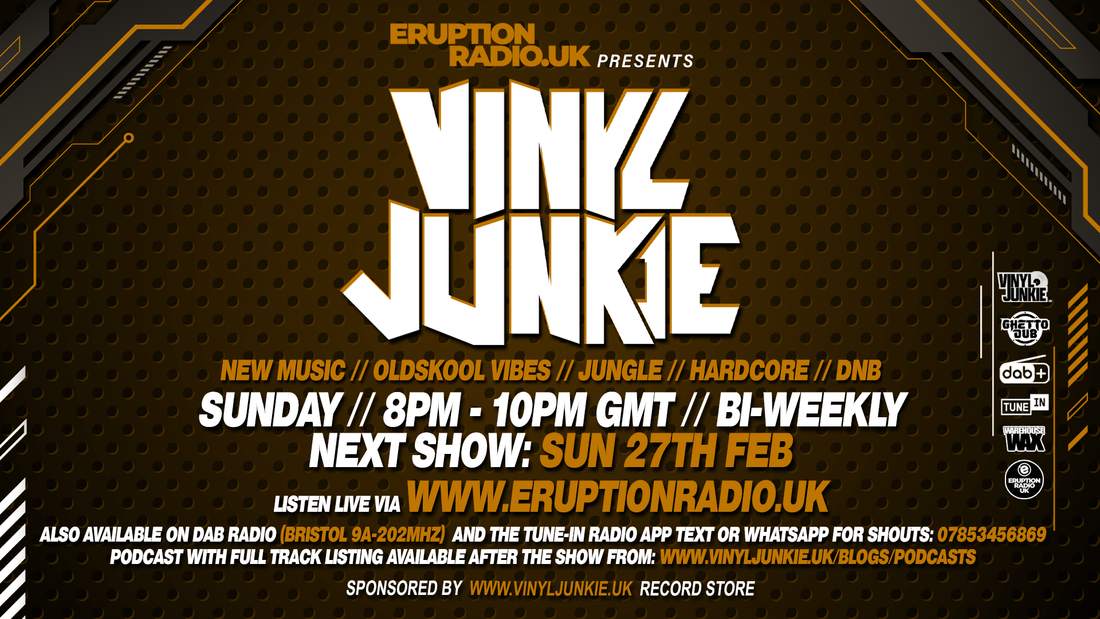 Episode 17 - Vinyl Junkie - Eruption Radio Podcast - 27th Feb 2022