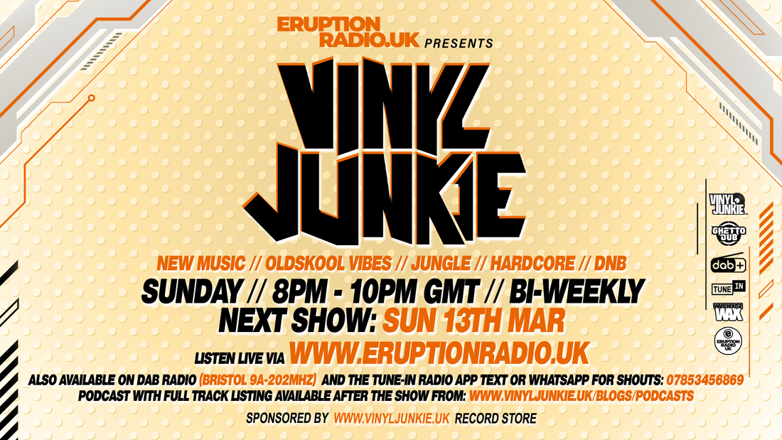 Episode 18 - Vinyl Junkie - Eruption Radio Podcast - 13th March 2022