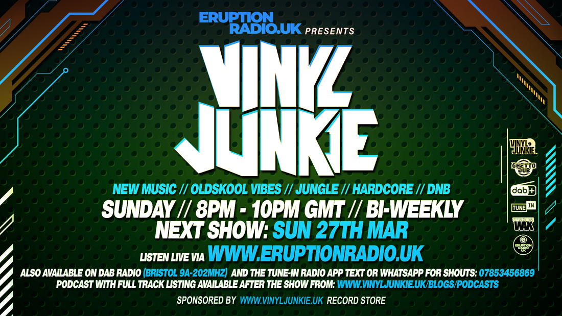 Episode 19 - Vinyl Junkie - Eruption Radio Podcast - 27th March 2022
