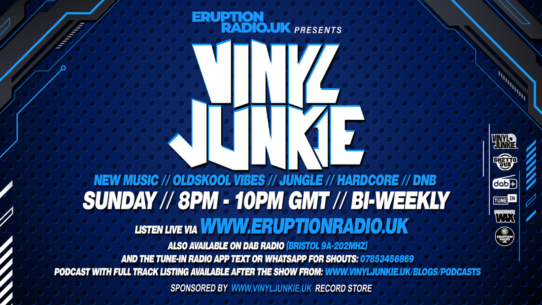 EPISODE 4 - Vinyl Junkie - The Eruption Radio Podcast - 29th August 2021