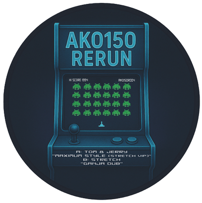 Tom And Jerry - Maximum Style (Stretch VIP) / Ganja Dub - AKO150 Rerun (12", Green Leaf Translucent)