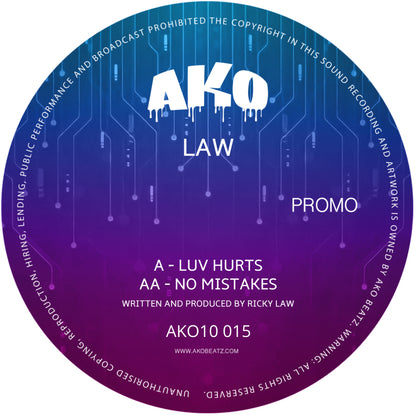 Law - Luv Hurts / No Mistakes (Blue Marbled. 10" )