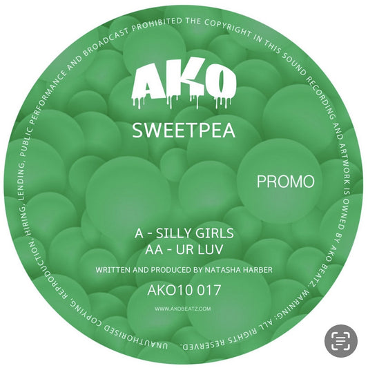 Sweetpea - Silly Girls / Ur Luv  (10" Green Vinyl)