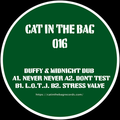 Duffy Dubs & Midnight Dub - Cat In The Bag 016 - Cat In The Bag (12", Green Marbled) - Vinyl Junkie UK