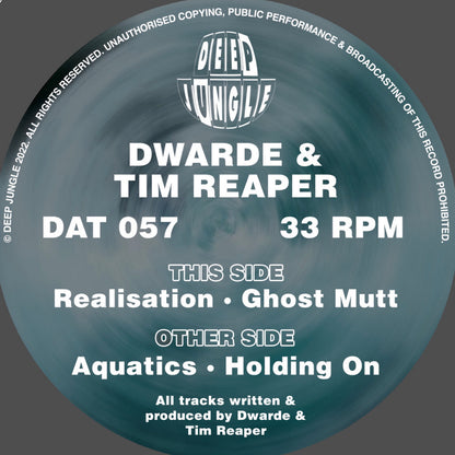 Dwarde & Tim Reaper - Aquatics / Holding On - Deep Jungle (12")