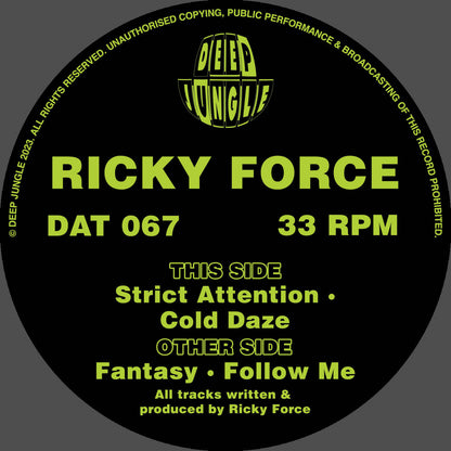 Ricky Force - Fantasy / Follow Me  - Deep Jungle (12")