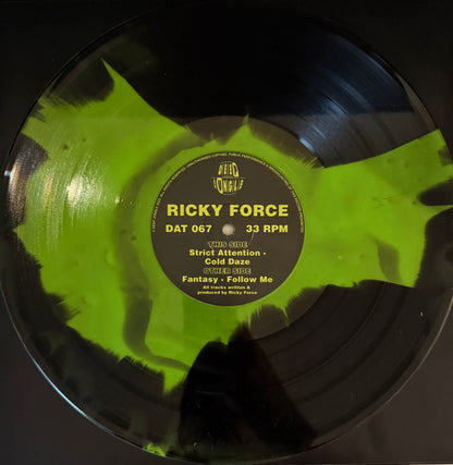 Ricky Force - Fantasy / Follow Me / Strict Attention / Cold Daze - Deep Jungle (12", Special Edition, Green & Black Splatter)