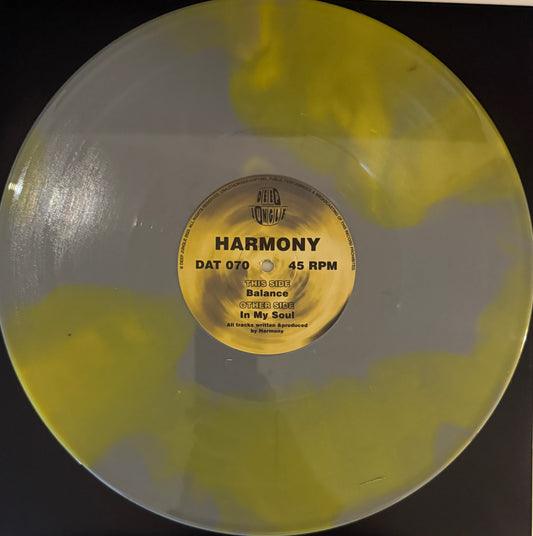 DJ Harmony - In My Soul / Balance - Deep Jungle (12", Special Edition, Yellow & Grey mixed)
