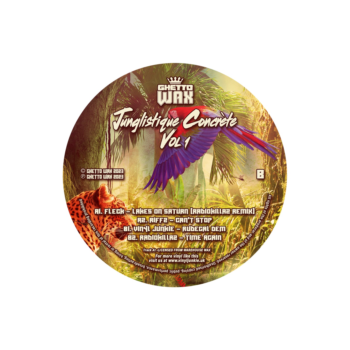 Ghetto Wax 001 & 002 BUNDLE (2x12")