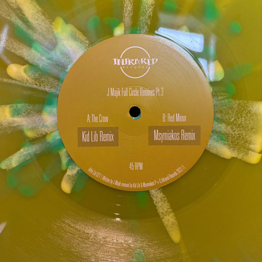 J Majik - Full Circle Remixes Pt.3 - Infrared (12", Lime Splatter)