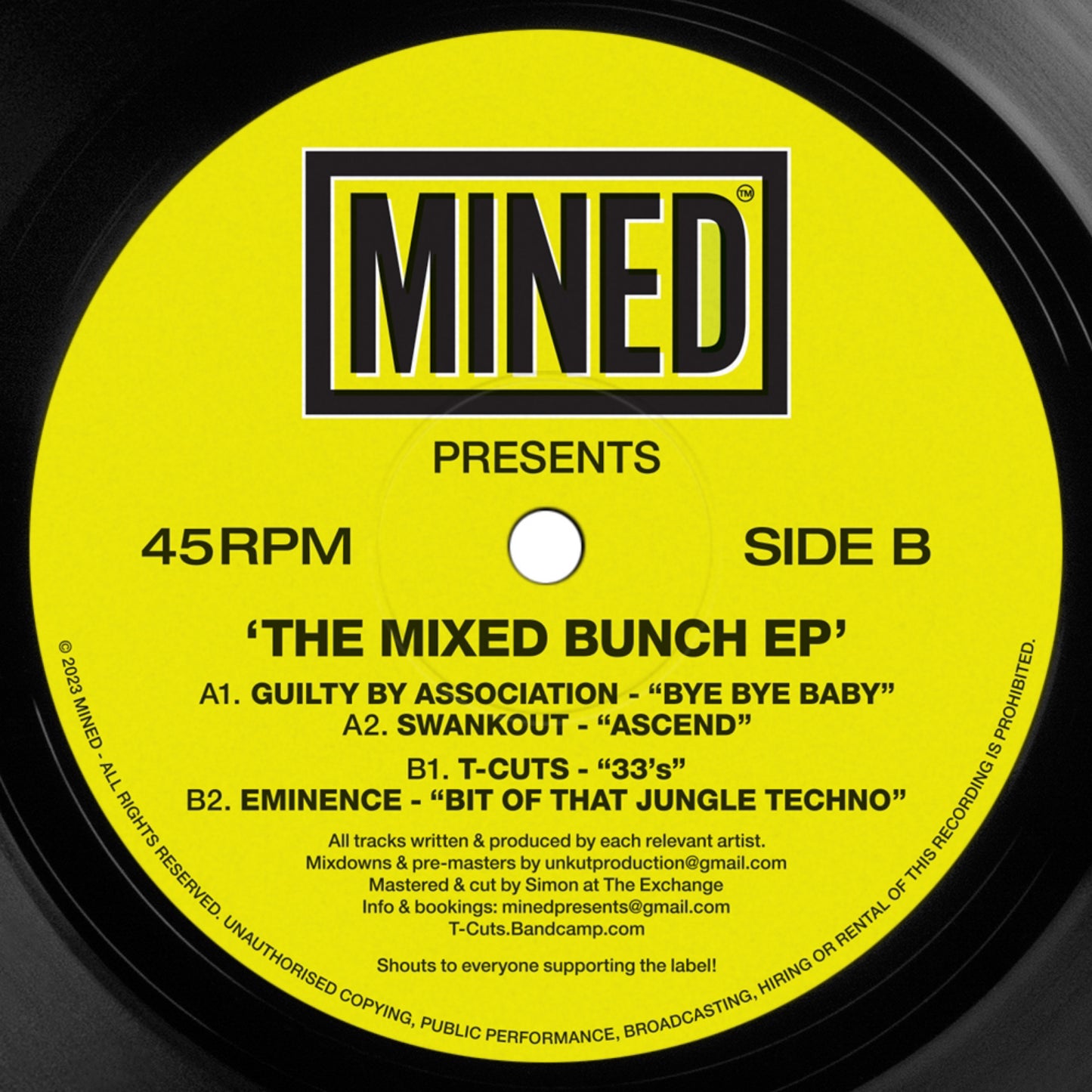 Various - The Mixed Bunch EP - Mined (12")