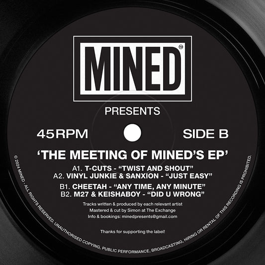 Various - The Meeting Of The Mined's EP (12")