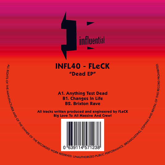 Fleck - Dead EP - Influential (12")