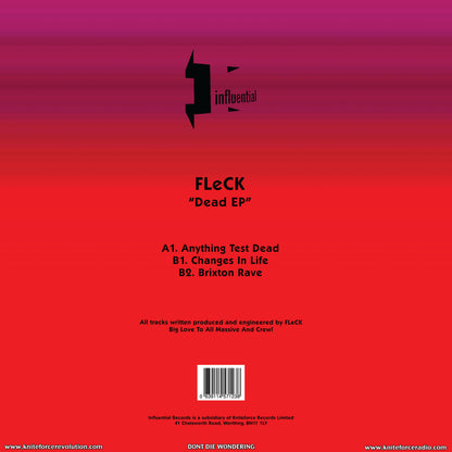 Fleck - Dead EP - Influential (12")