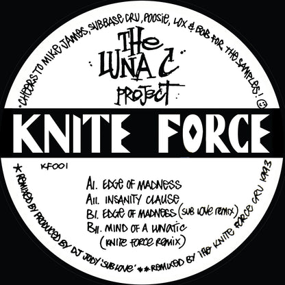 Luna-C - The Luna C Project – Edge Of Madness EP - Kniteforce Records (12")