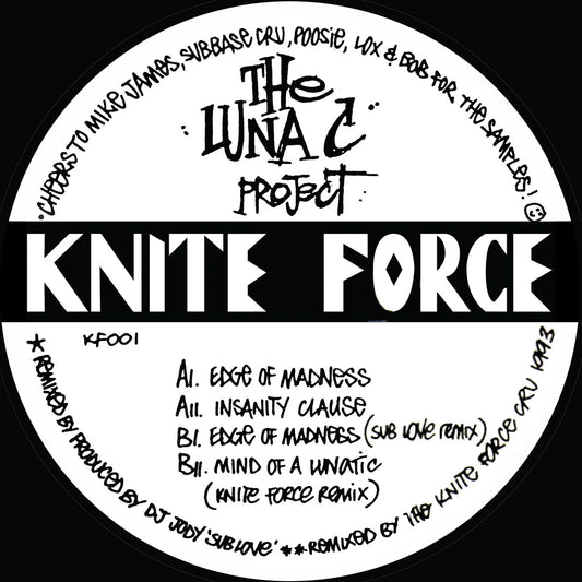 Luna-C - The Luna C Project – Edge Of Madness EP - Kniteforce Records (12")