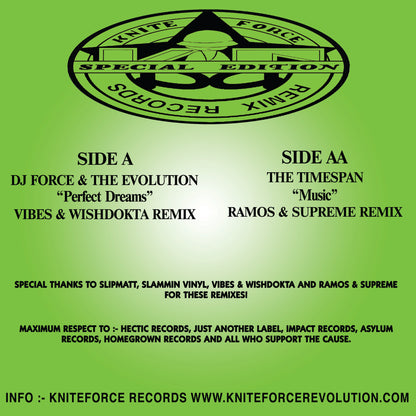 DJ Force & The Evolution - 'The Remixes' Part 2 - Remix Records & Kniteforce (12")