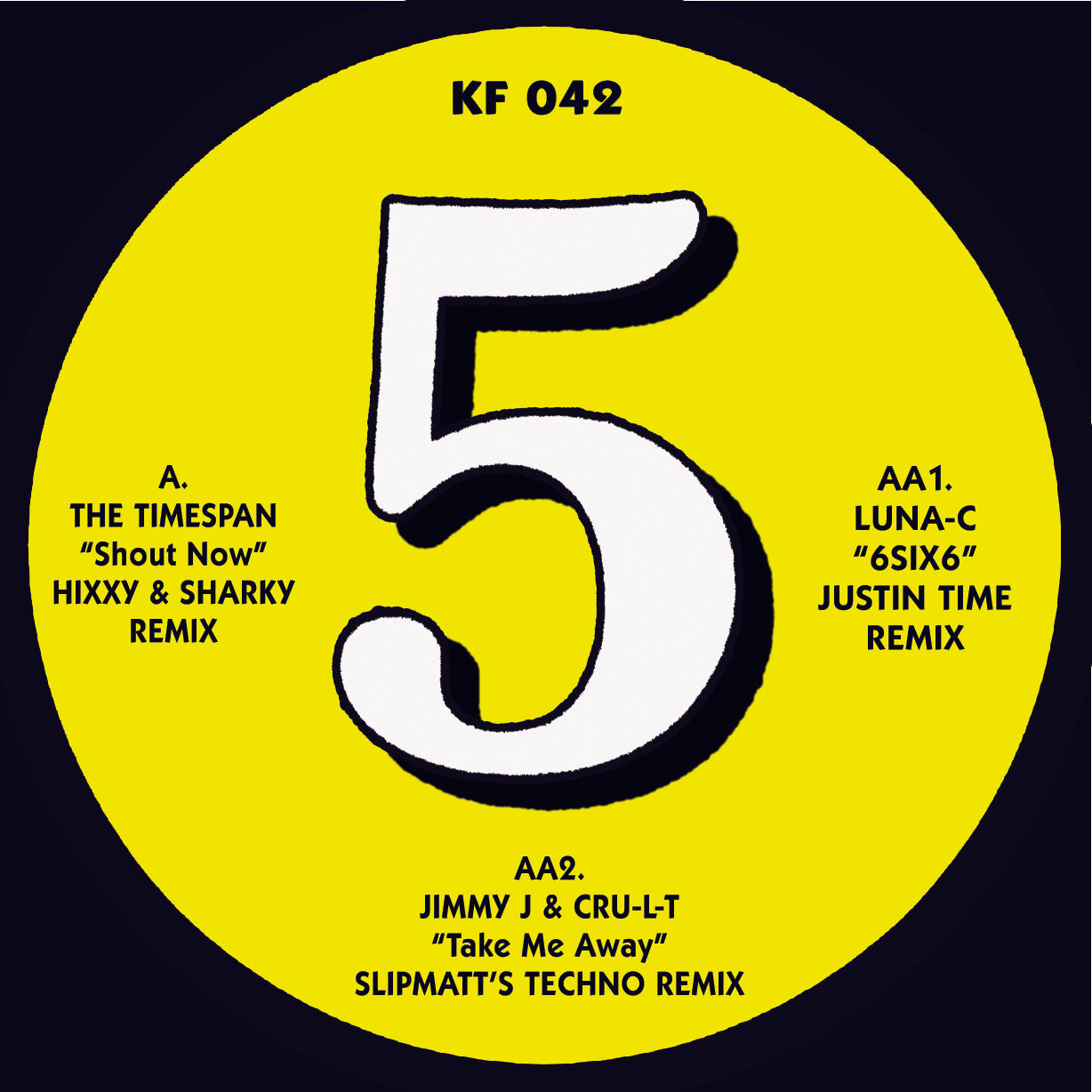 The Timespan / Luna C - 'The Remixes' Part 5 - Remix Records & Kniteforce (12")