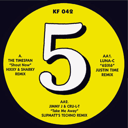 The Timespan / Luna C - 'The Remixes' Part 5 - Remix Records & Kniteforce (12")