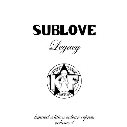 Sub Love - Legacy - Kniteforce Records (12",  White Vinyl)