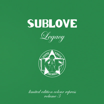 Sub Love - Legacy Volume 3 - Kniteforce Records (12" Green Splatter)