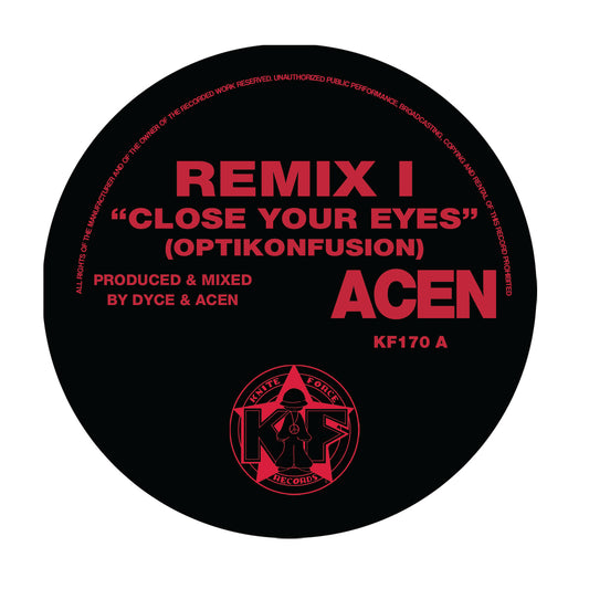 Acen - Close Your Eyes EP (New Old Art Edition) - Kniteforce Records (12")