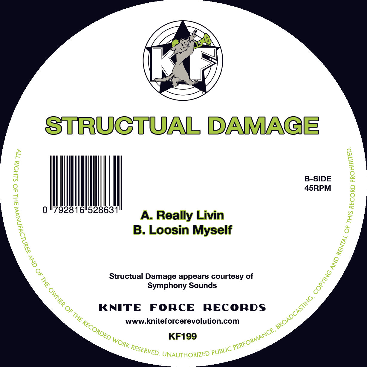 Structual Damage - Really Livin / Loosin Myself (12")