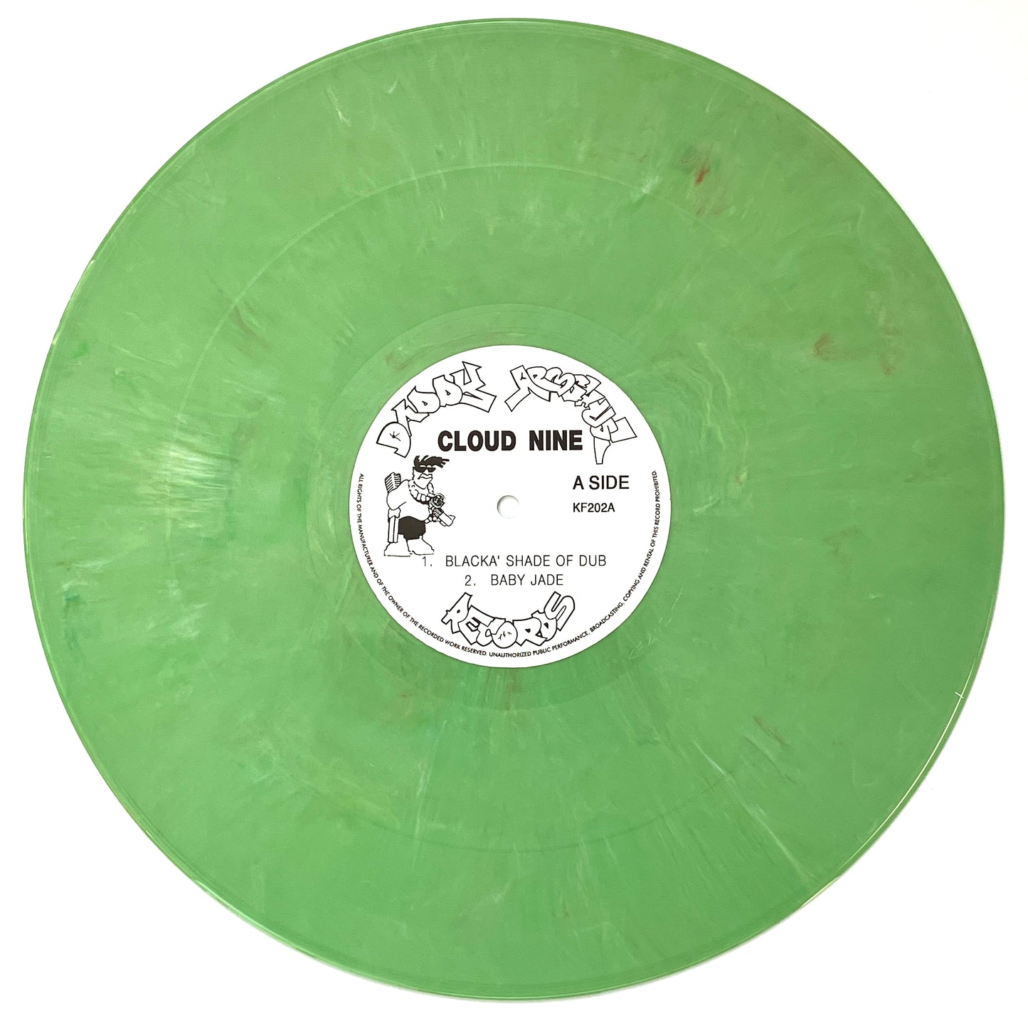 Cloud 9 - Blacka' Shade Of Dub - Daddy Armshouse Records (12" Green Marbled)