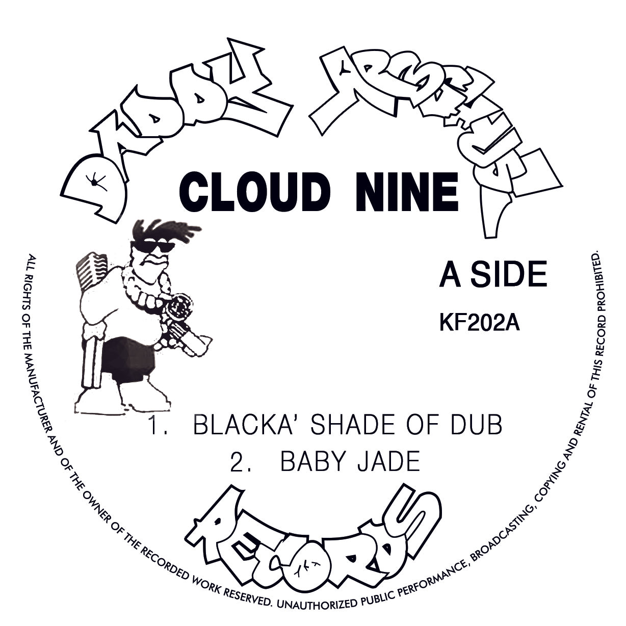 Cloud 9 - Blacka' Shade Of Dub - Daddy Armshouse Records (12" Green Marbled)