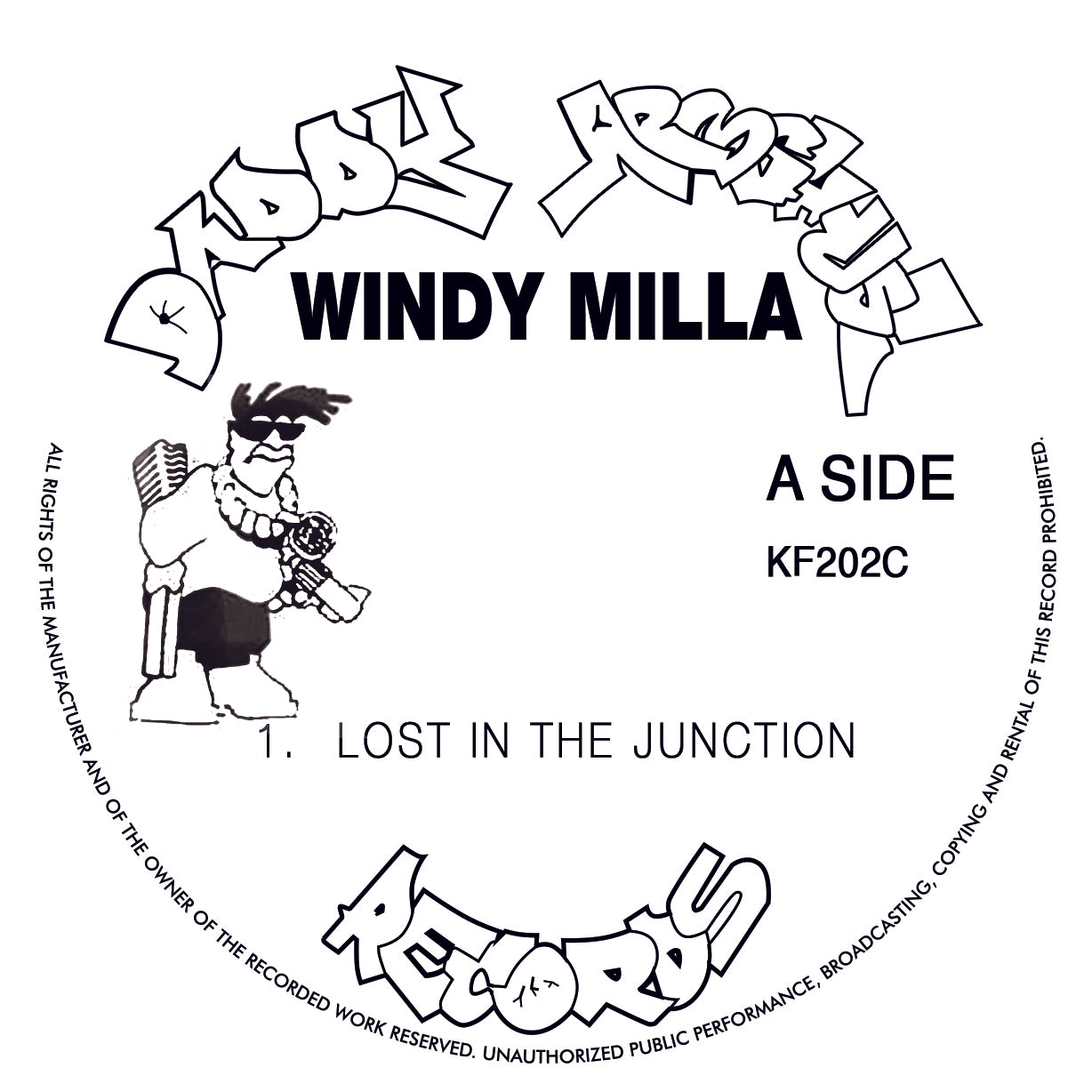 Windy Milla - Lost In The Junction EP - Daddy Armshouse Records (12" Purple Marbled)