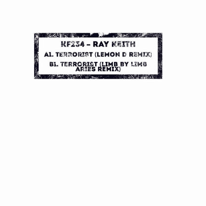 Ray Keith - Terrorist (Unreleased DAT) EP - Kniteforce Records (12" White Vinyl)