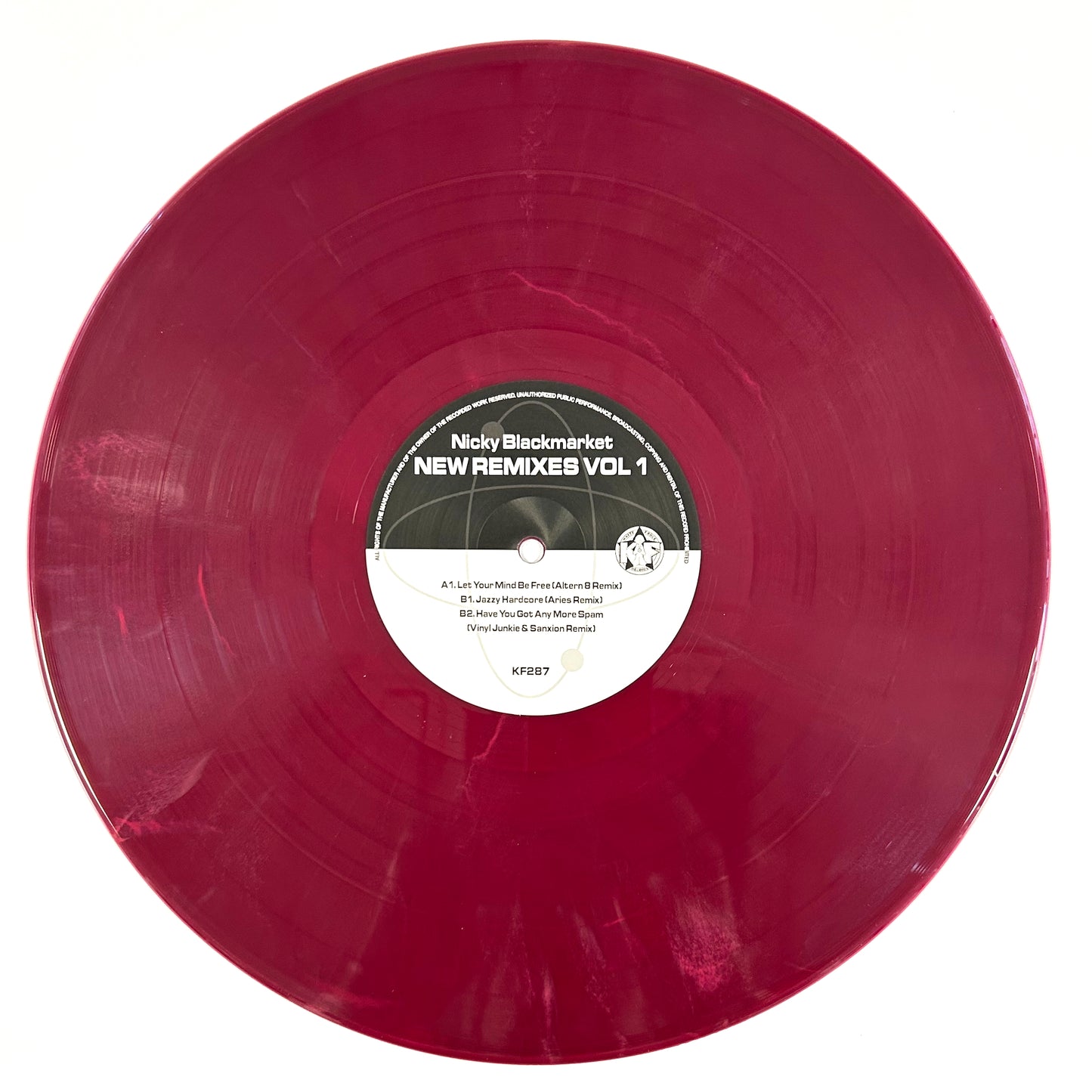 Nicky Blackmarket (Aka Nick O-D) - New Remixes Volume 1 EP - (12" Coloured Vinyl)