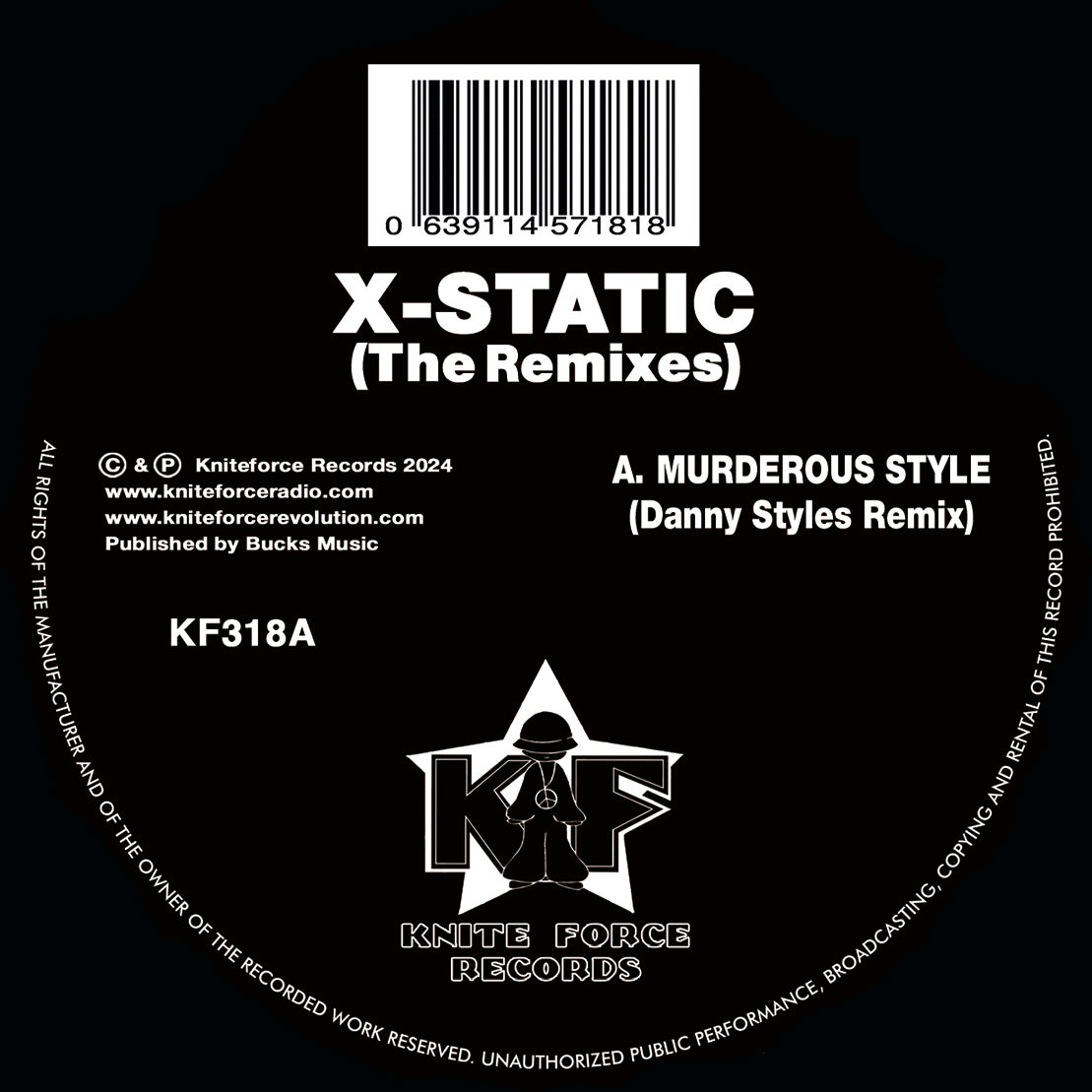 X-Static - Murderous Style Remixes - Kniteforce Records (12")